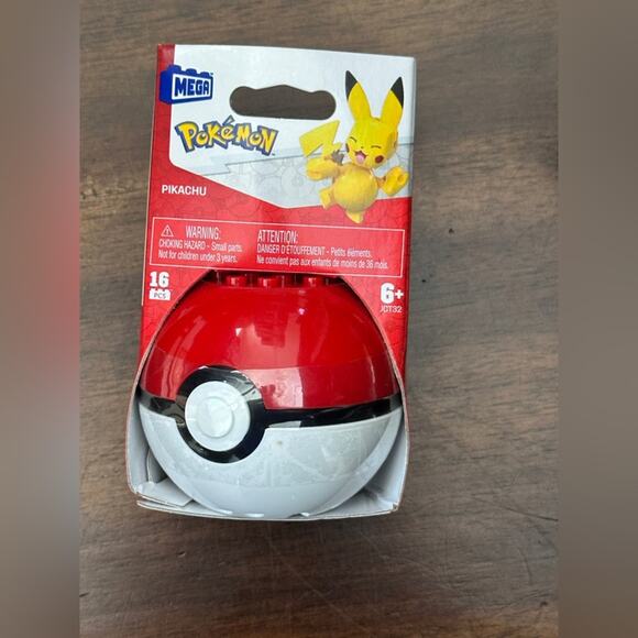 Mega Pokémon Poké Ball Toy Pikachu - Picture 1 of 4